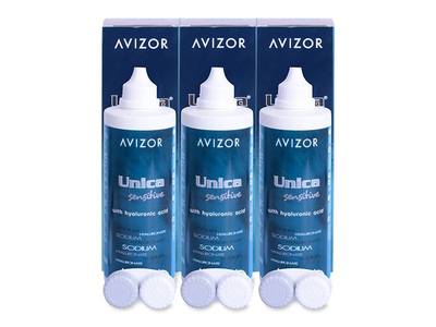 Avizor Unica Sensitive Раствор 3 x 350 мл
