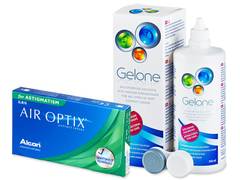 Air Optix for Astigmatism (6 линз) +  Раствор Gelone 360 мл