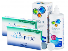 Air Optix for Astigmatism (2x3 линзы) + Раствор Gelone 360 мл