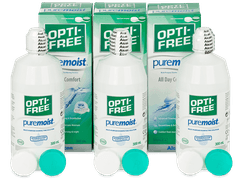 OPTI-FREE PureMoist Раствор 3 x 300 мл 