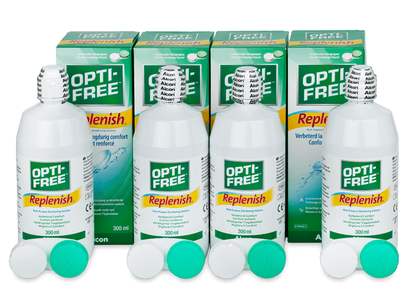 OPTI-FREE RepleniSH Раствор 4 x 300 мл 