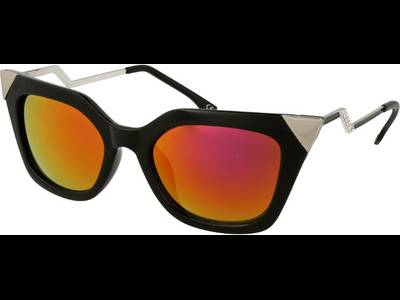 Солнцезащитные очки Alensa Cat Eye Shiny Black Mirror