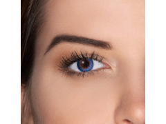 Blue контактные линзы - натуральный эффект - Air Optix (2 месячные цветные линзы)