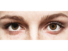 Brown контактные линзы - натуральный эффект - Air Optix (2 месячные цветные линзы)
