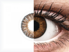 Brown контактные линзы - натуральный эффект - Air Optix (2 месячные цветные линзы)