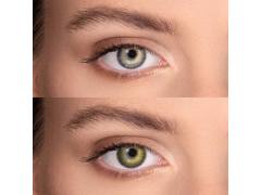 Gemstone Green контактные линзы - натуральный эффект - с диоптриями - Air Optix (2 месячные цветные линзы)