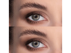 Grey контактные линзы - натуральный эффект - с диоптриями - Air Optix (2 месячные цветные линзы)