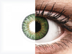 Green контактные линзы - натуральный эффект - с диоптриями - Air Optix (2 месячные цветные линзы)