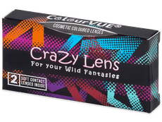 White and Grey Blade контактные линзы - ColourVue Crazy (2 цветные линзы)