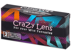 Yellow Cat Eye контактные линзы - ColourVue Crazy (2 цветные линзы)