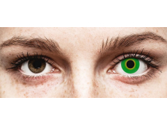 Green Hulk Green контактные линзы - ColourVue Crazy (2 цветные линзы)