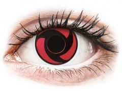 Red Mangekyu контактные линзы - ColourVue Crazy (2 цветные линзы)