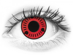 Red Sasuke контактные линзы - ColourVue Crazy (2 цветные линзы)