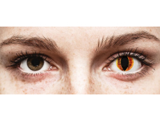 Orange Saurons Eye контактные линзы - ColourVue Crazy (2 цветные линзы)