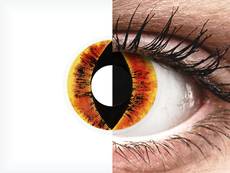 Orange Saurons Eye контактные линзы - ColourVue Crazy (2 цветные линзы)
