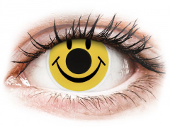 Yellow Smiley контактные линзы - ColourVue Crazy (2 цветные линзы)