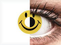 Yellow Smiley контактные линзы - ColourVue Crazy (2 цветные линзы)