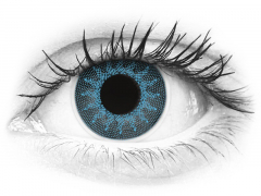 Solar Blue контактные линзы - ColourVue Crazy (2 цветные линзы)