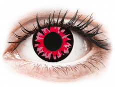 Red Volturi контактные линзы - ColourVue Crazy (2 цветные линзы)