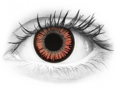 Red Orange Vampire контактные линзы - ColourVue Crazy (2 цветные линзы)