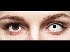 White WhiteOut контактные линзы - ColourVue Crazy (2 цветные линзы)
