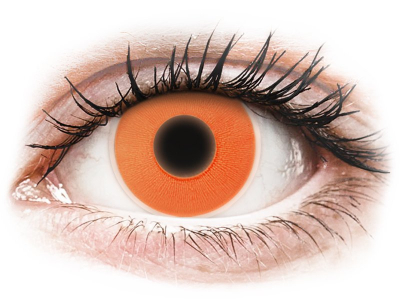 Orange Glow контактные линзы - ColourVue Crazy (2 цветные линзы)