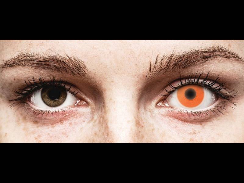 Orange Glow контактные линзы - ColourVue Crazy (2 цветные линзы)
