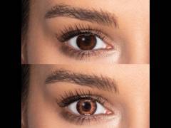 Brown контактные линзы - с диоптриями - TopVue Color (10 однодневных цветных линз)