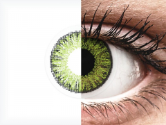 Fresh Green контактные линзы - с диоптриями - TopVue Color (10 однодневных цветных линз)