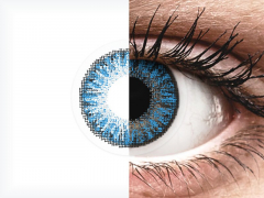Sapphire Blue контактные линзы - с диоптриями - TopVue Color (10 однодневных цветных линз)