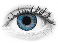 Sapphire Blue контактные линзы - TopVue Color (10 однодневных цветных линз)
