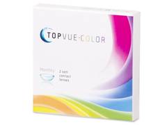 Линзы Turquoise - TopVue Color (с диоптриями) (2 линзы)