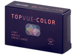 Линзы Turquoise - TopVue Color (с диоптриями) (2 линзы)