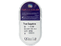 True Sapphire контактные линзы - TopVue Color (2 месячные цветные линзы)