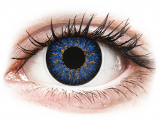 Blue Glamour контактные линзы - с диоптриями - ColourVue (2 цветные линзы)