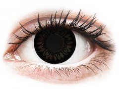 Dolly Black контактные линзы - с диоптриями - ColourVue BigEyes (2 цветные линзы)