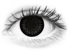 Dolly Black контактные линзы - с диоптриями - ColourVue BigEyes (2 цветные линзы)