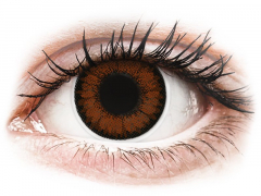 Pretty Hazel контактные линзы - с диоптриями - ColourVue BigEyes (2 цветные линзы)