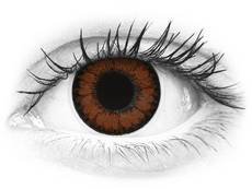 Pretty Hazel контактные линзы - с диоптриями - ColourVue BigEyes (2 цветные линзы)