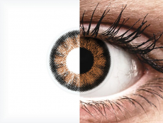 Sexy Brown контактные линзы - с диоптриями - ColourVue BigEyes (2 цветные линзы)