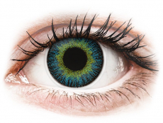 Yellow Blue Fusion контактные линзы - с диоптриями - ColourVue (2 цветные линзы)