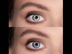 Blue Grey Fusion контактные линзы  - с диоптриями - ColourVue (2 цветные линзы)