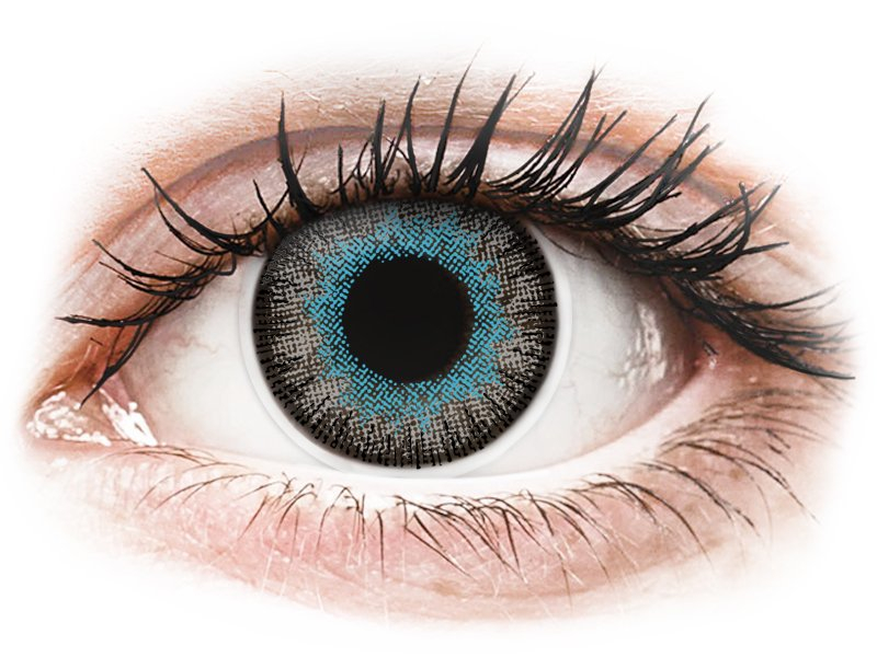 Blue Grey Fusion контактные линзы  - ColourVue (2 цветные линзы)