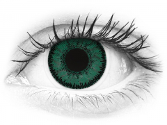 Green Amazon контактные линзы - SofLens Natural Colors - С диоптриями (2 месячные цветные линзы)