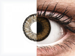 Brown India контактные линзы - SofLens Natural Colors - С диоптриями (2 месячные цветные линзы)