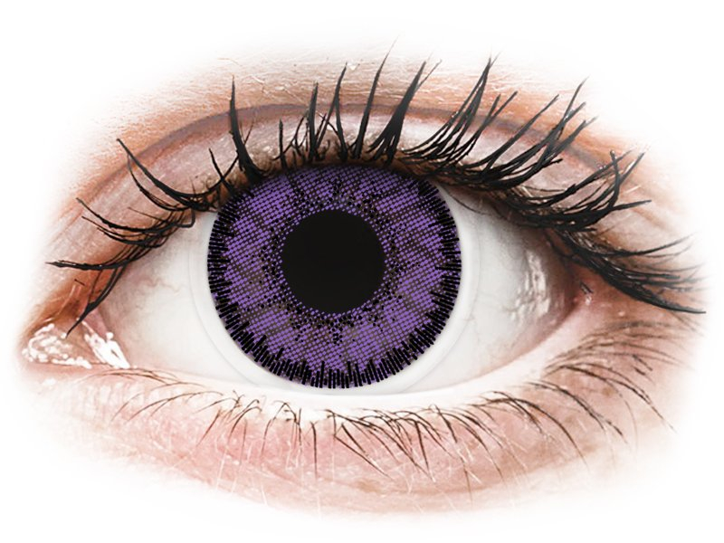 Purple Indigo контактные линзы - SofLens Natural Colors (2 месячные цветные линзы)