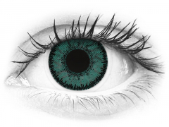 Green Jade контактные линзы - SofLens Natural Colors - С диоптриями (2 месячные цветные линзы)