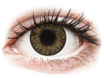 Pure Hazel контактные линзы - FreshLook ColorBlends - С диоптриями (2 месячные цветные линзы)