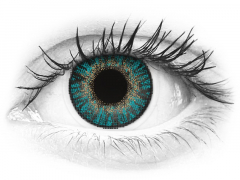 Turquoise контактные линзы - FreshLook ColorBlends - С диоптриями (2 месячные контактные линзы)