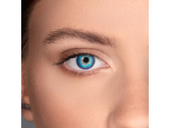 Brilliant Blue контактные линзы - natural effect - Air Optix (2 месячные цветные линзы)